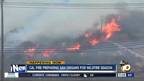 Cal Fire preps San Diego for wildfires