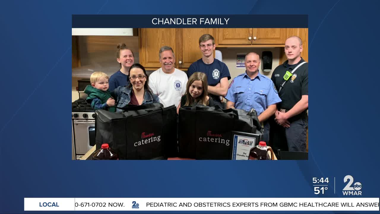 The Chandler Family is the March 2020 winner of the Chick-fil-A Everyday Heroes award