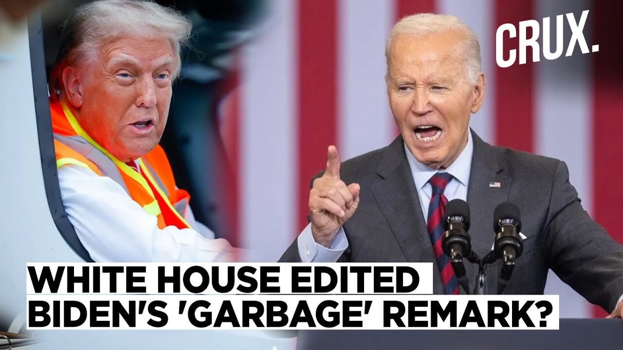 Trump "Supporter's" Or "Supporters"? White House Edits Biden Transcript Amid Fury Over Garbagegate?