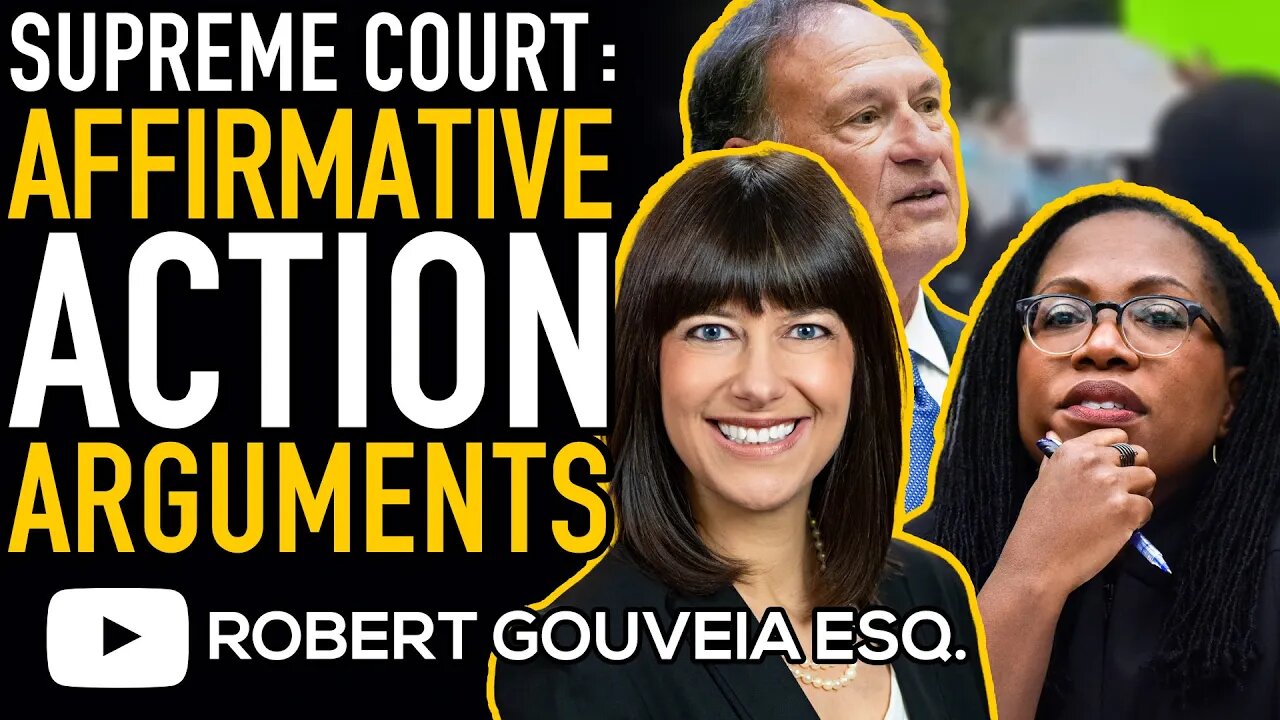 Supreme Court Hears AFFIRMATIVE ACTION Oral Arguments with Judge ALITO and KBJ