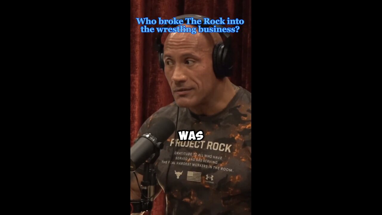 WHO BROKE THE ROCK INTO THE WRESTLING BUSINESS?!