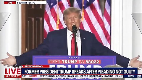 Trump admits to crimes in shocking post-arrest speech
