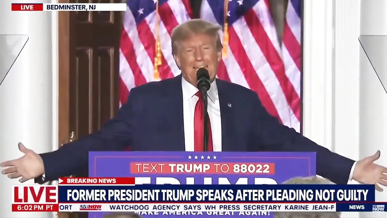 Trump admits to crimes in shocking post-arrest speech