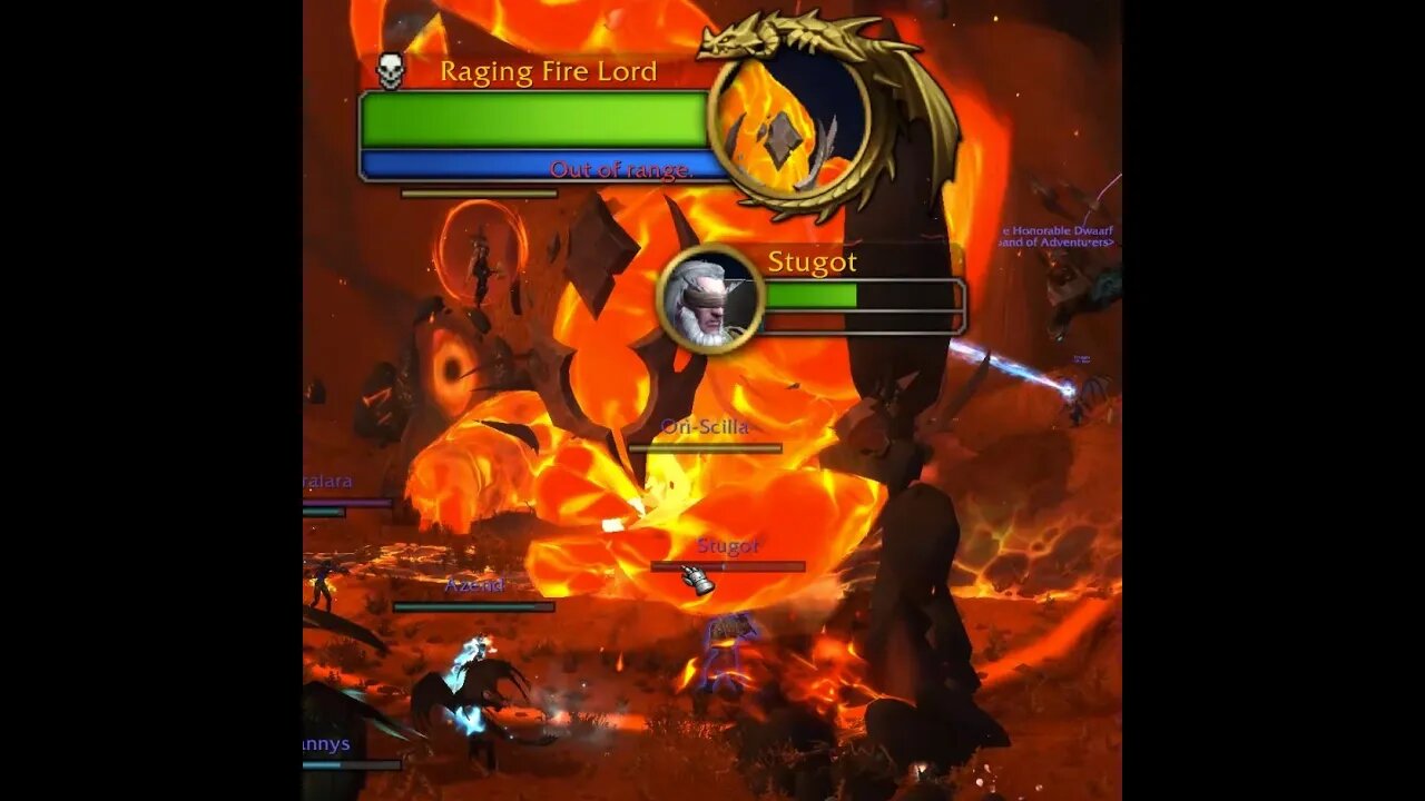 World of Warcraft Raging Firelord Boss Badlands Primal Stormling Pet Prepatch Phase 2 Dragonflight