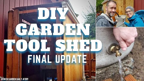 🔨 DIY Garden Tool Shed Final Update - SGD 289 🔨