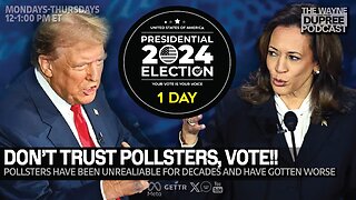 E1989: Don't Trust Election Pollsters, Get Out And Vote!! 11/4/24