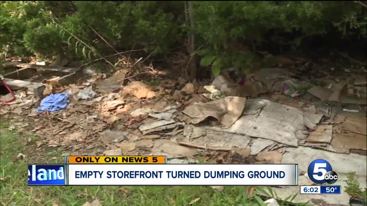 Illegal dumping, homeless encampment behind former Kmart concerns nearby VFW post