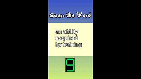 Guess the Word | English | Level 1