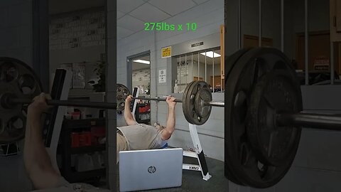 275lbs x 10 again, Crazy old man