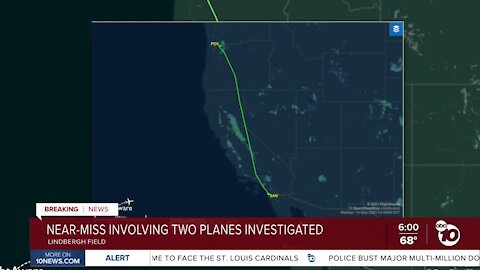 Near-miss involving two planes at San Diego airport investigated