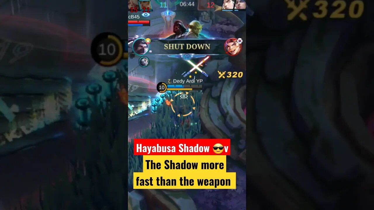 Hayabusa shadow skill slain everybody #mobilelegend #razimaruyama #mlbb #hayabusa #shadow