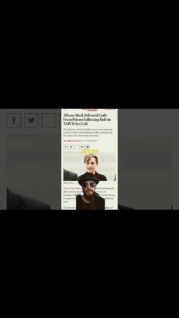 Smallville Star Alison Mack Released From Prison EARLY After Involvement With NXIVM #shorts