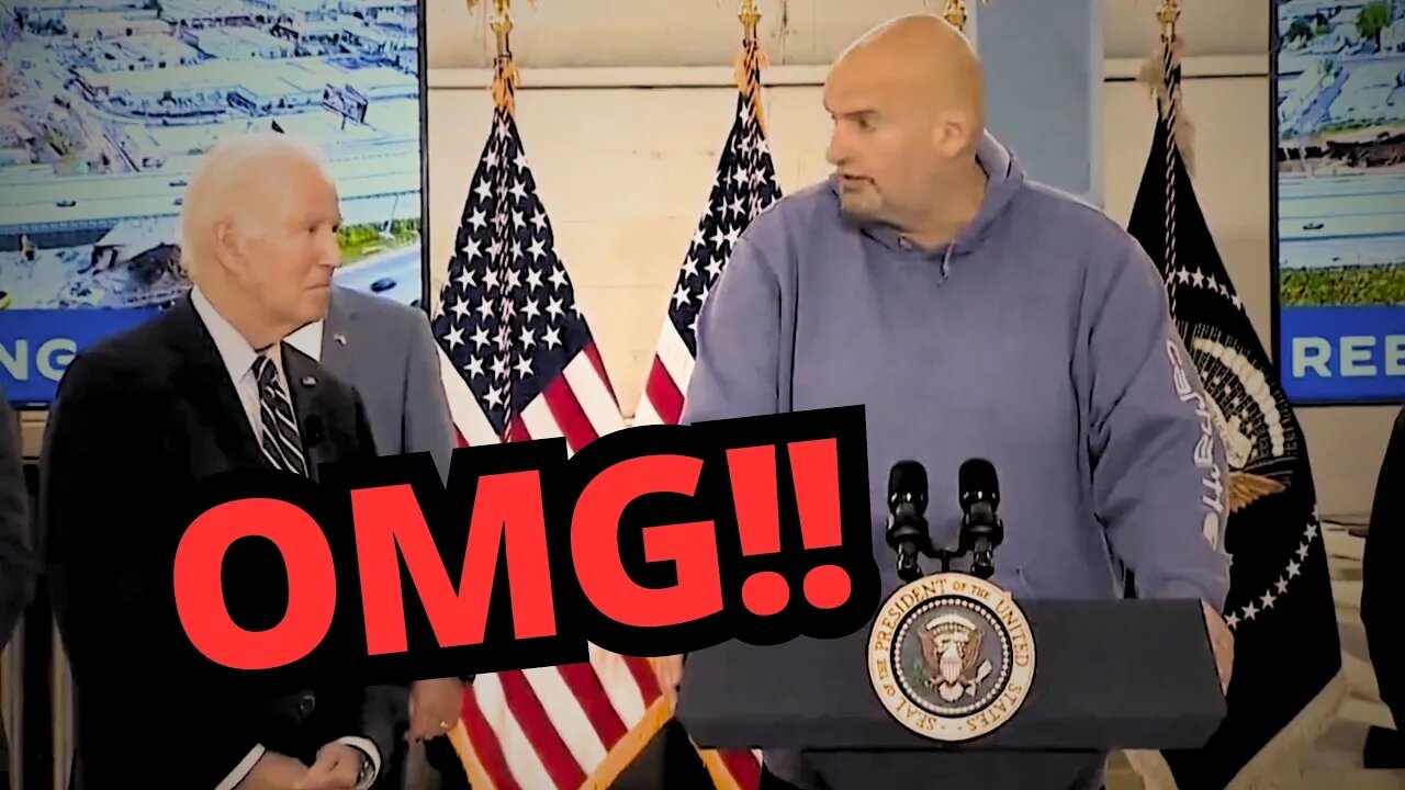 Sen. John Fetterman Introduced Joe Biden Today And It's Hard To Watch