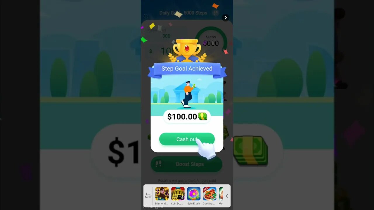 STEP BOOSTER FREE 100 DOLLAR INSTANTLY