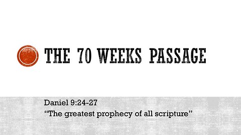 Skyfall 2018: The 70th Week of Daniel by Pastor Ted Nienstedt