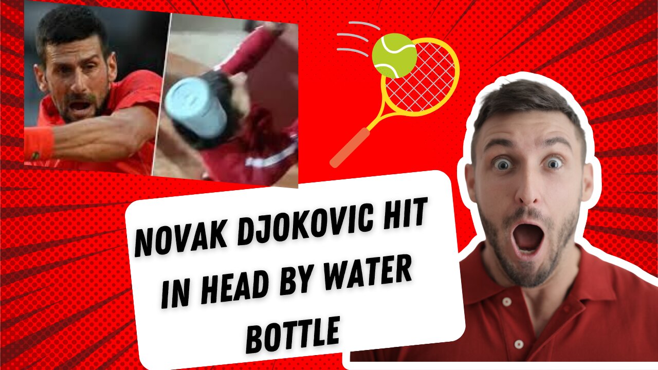 Novak Djokovic Hit in Head by Water Bottle What Happened After His Match in Italy