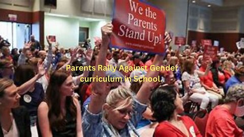 Parents protest Gender curriculum in Maryland.