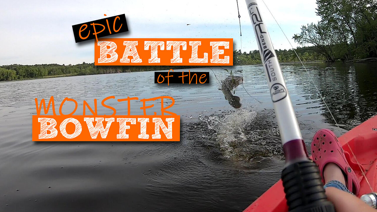 S1:E8 Mia's Epic Battle with a Monster Bowfin! | Kids Outdoors