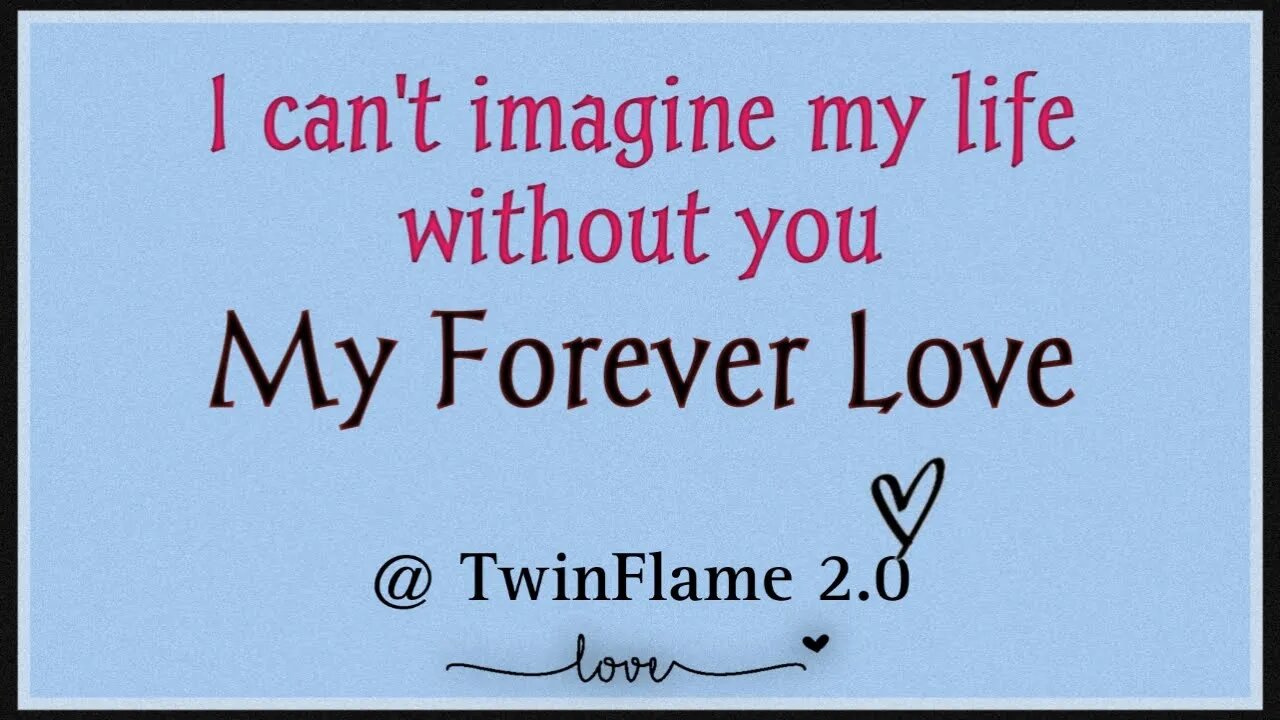 Dm to DF | I can't imagine my life without you | TwinFlame2.0 | Twin Flame Reading Today