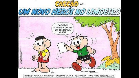 Cascão em-Um novo herói no limoeiro | Gibis do Rapha 2