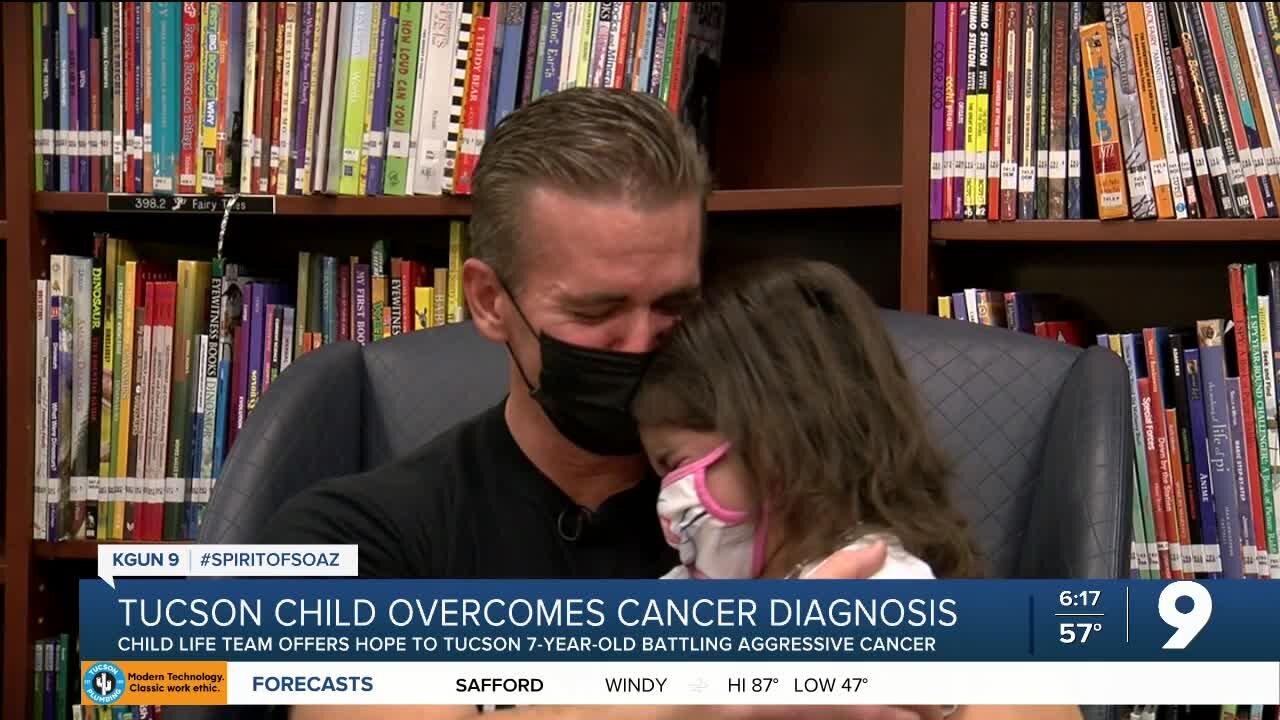 Child Life Team offers hope to Tucson 7-year-old battling cancer