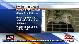 Twilight at CALM every day through August