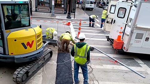eversource doing emergency repair on Tremont Street