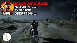 Red Dead Redemption 2 - na AMD Radeon RX580 8GB GDDR5 256bits da AliExpress