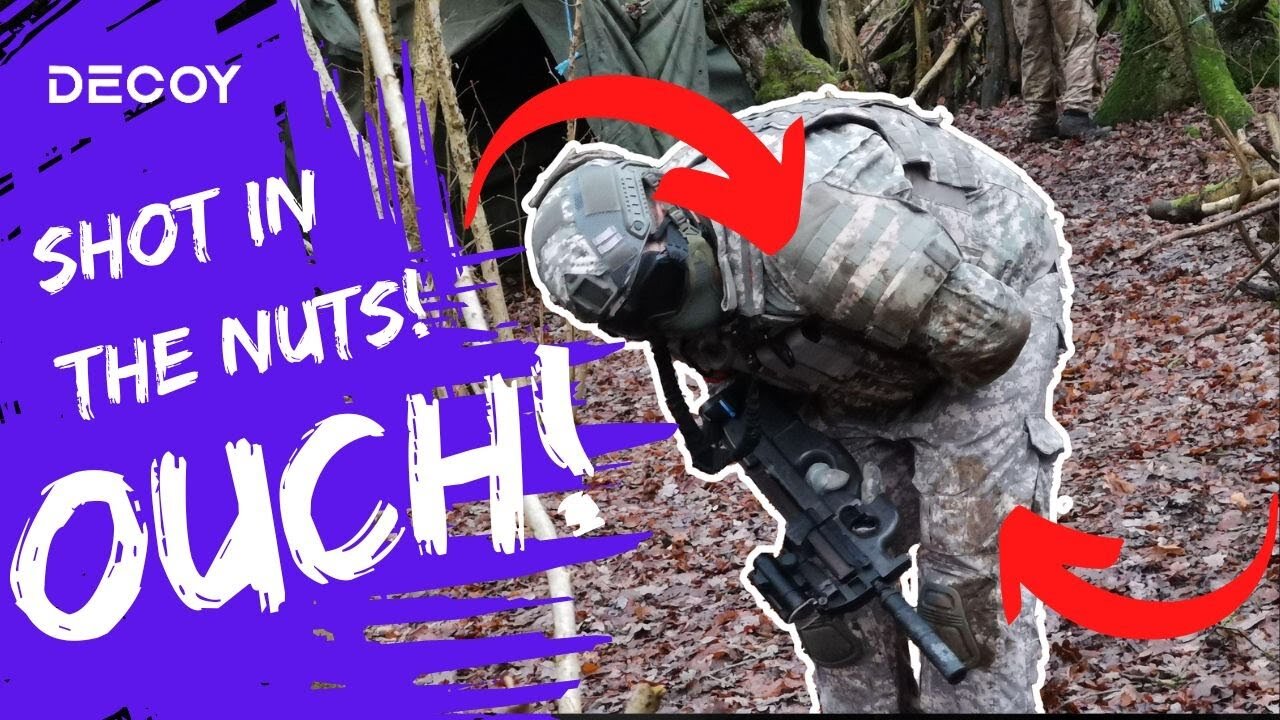 SHOT in the NUTS by AIRSOFT GHILLIE SNIPER!