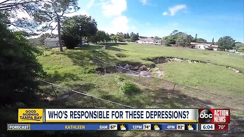 Who will step in to fix 76 depressions in Pasco County?