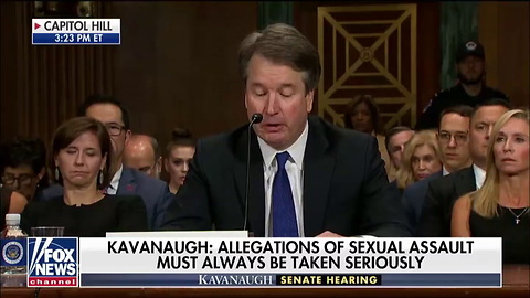 Kavanaugh Breaks Down Into Tears Recounting Time Daughter Asked to Pray for His Accuser