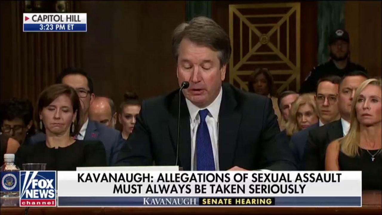 Kavanaugh Breaks Down Into Tears Recounting Time Daughter Asked to Pray for His Accuser