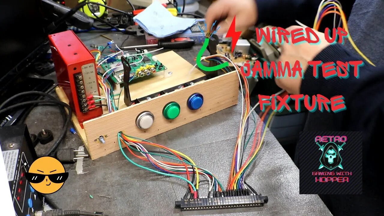 Wiring Up Our Jamma Board Test Fixture / Pt. 3