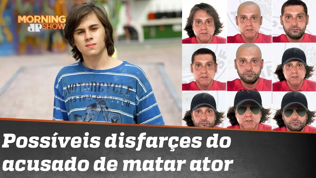 Polícia divulga possíveis disfarces de acusado por morte de ator de Chiquititas