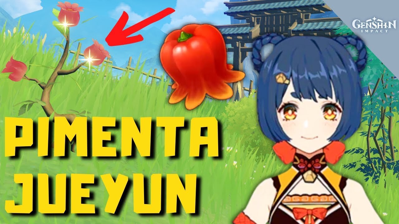 Rota de farm de Pimenta Jueyun (Jueyun Chili) - Genshin Impact