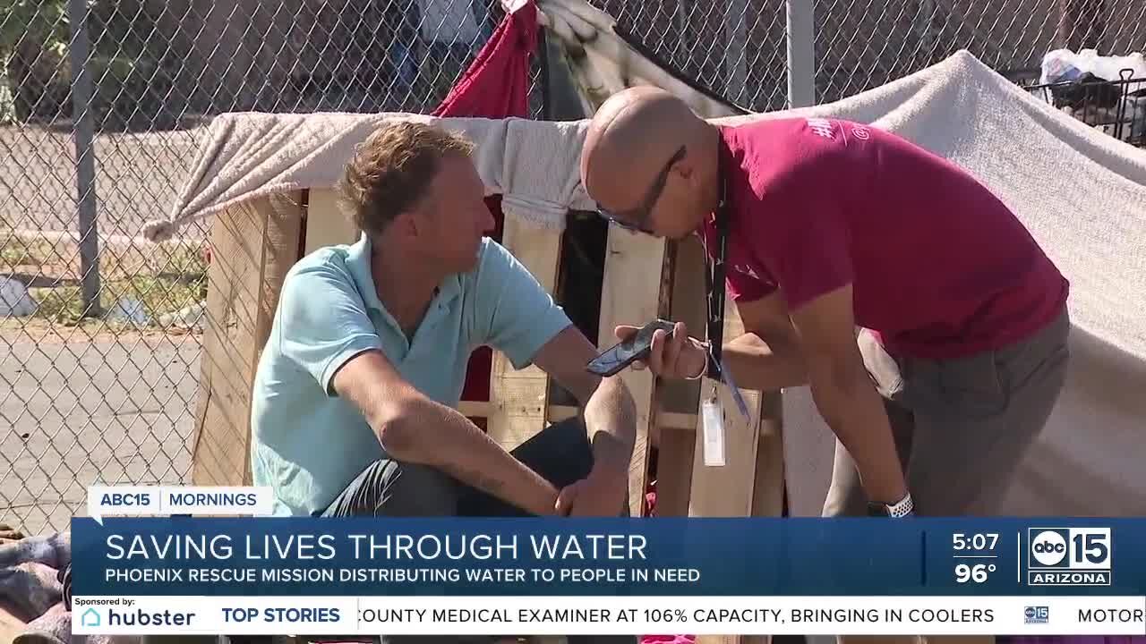 Saving lives through water: Phoenix Rescue Mission helping people in need amid sweltering heat