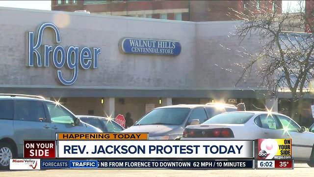 Jackson brings Kroger boycott push to Cincinnati today