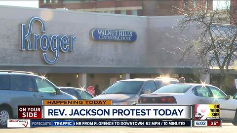 Jackson brings Kroger boycott push to Cincinnati today