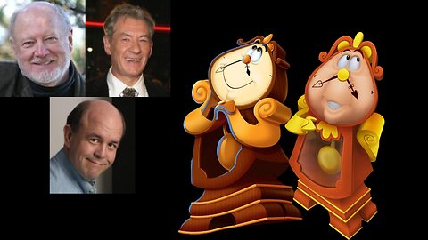 Animated Voice Comparison- Cogsworth (Beauty & The Beast)