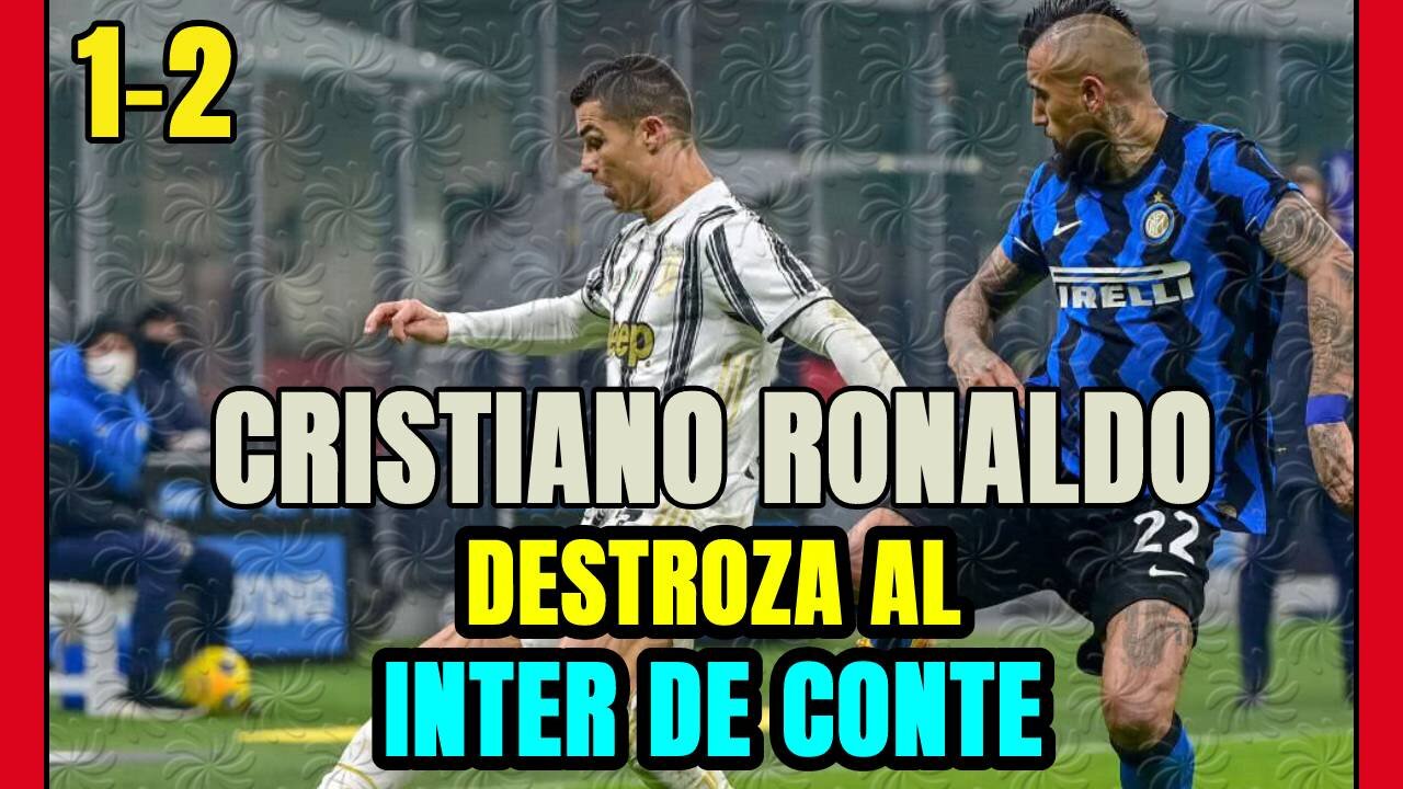 CRISTIANO RONALDO se basta para APAGAR las luces del INTER de un CONTE sin recursos!