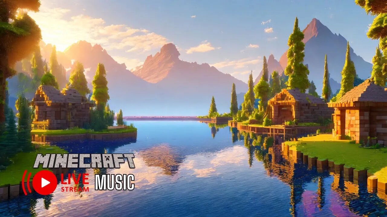 Calm Your Soul and Say Goodbye to Stress | Minecraft Ambience Music to Relax, Study, Read, or Sleep