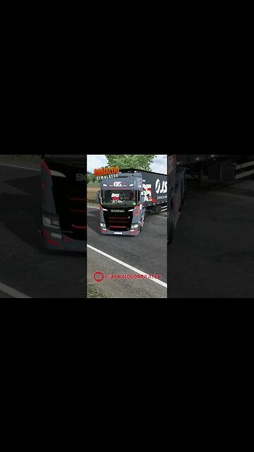 É V8 papai Scania R roubando a cena #shorts