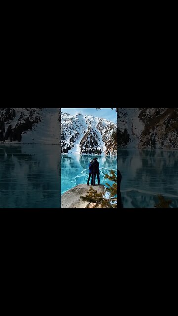 The incredible beauty of the Big Almaty Lake.