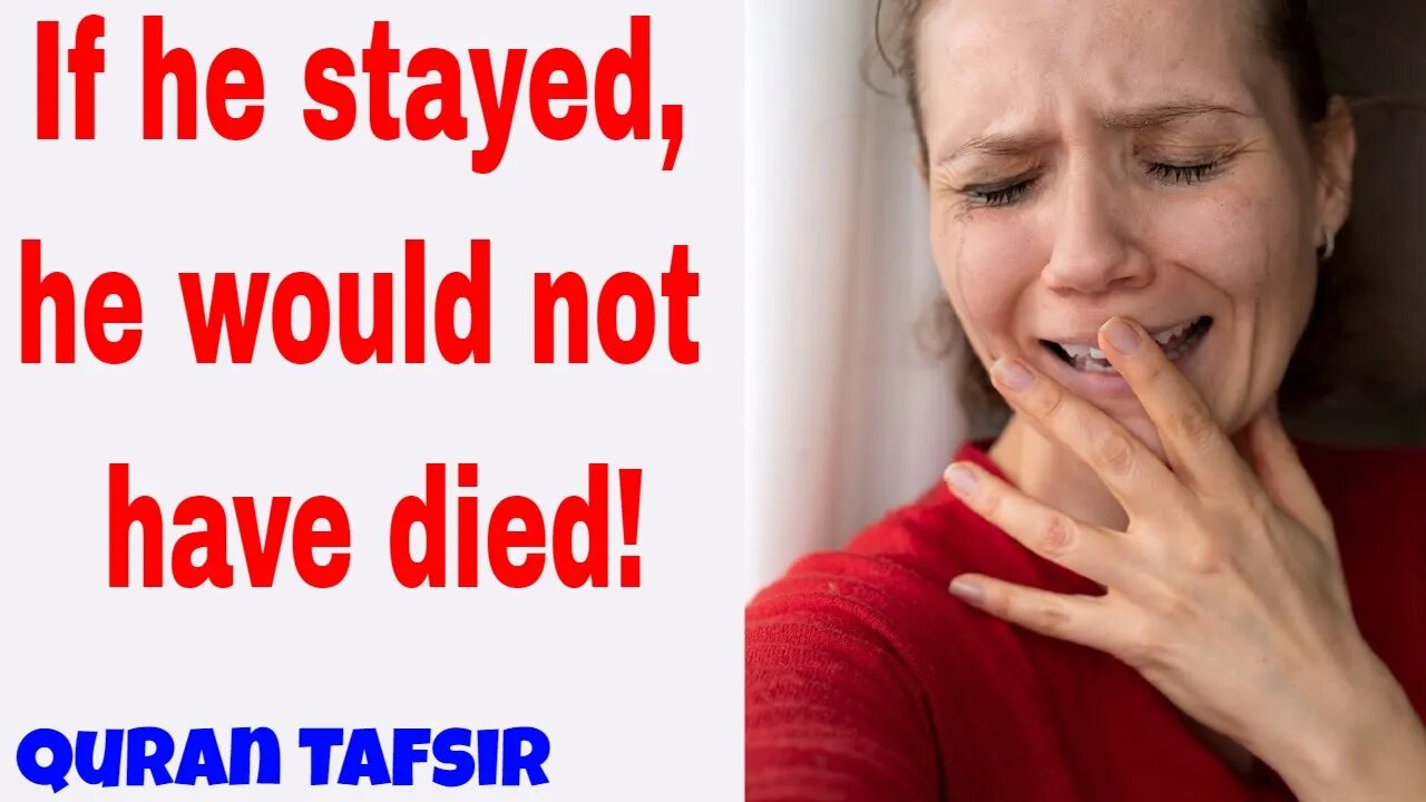 Are You Chasing Death, Or Is Death Chasing You? Quran Tafsir