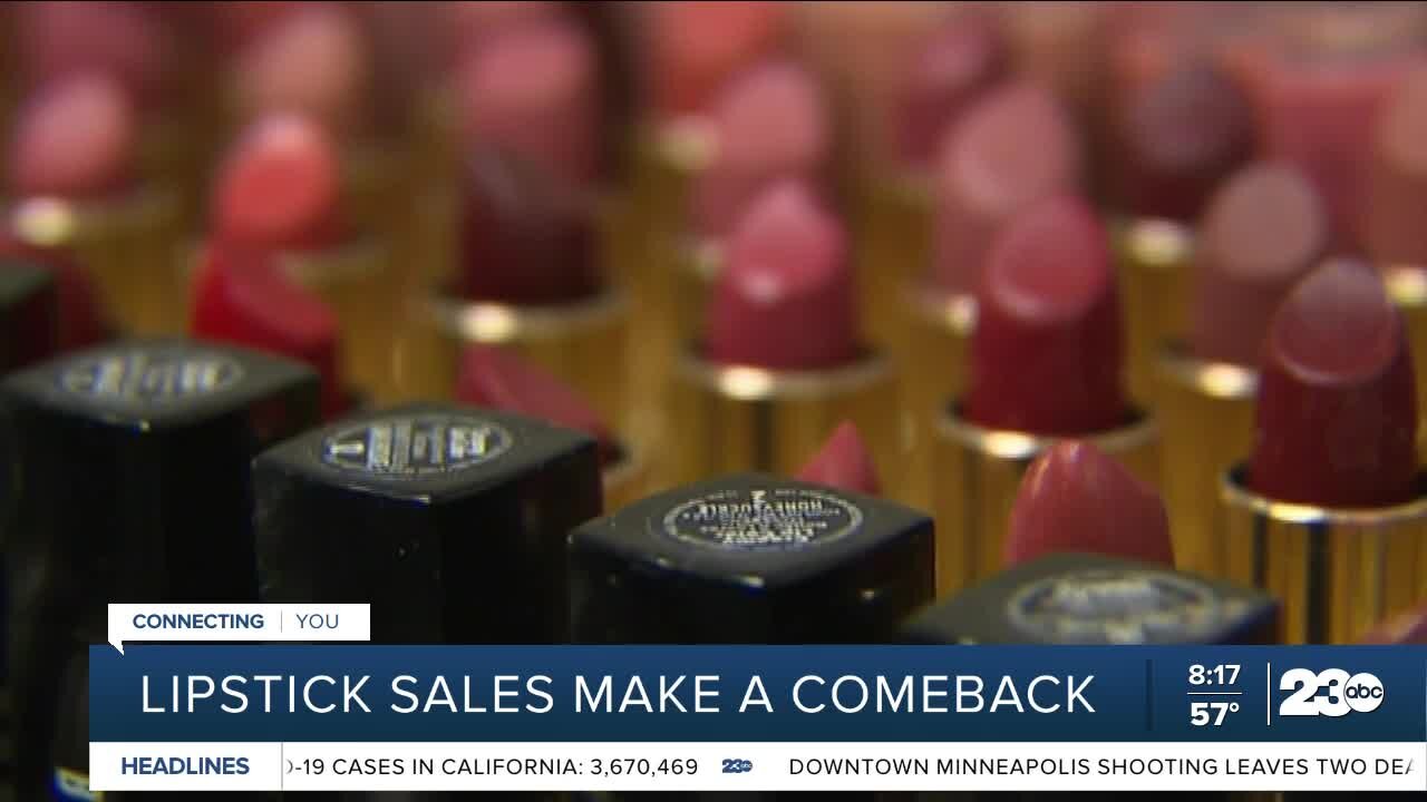 Lipstick sales make a comeback