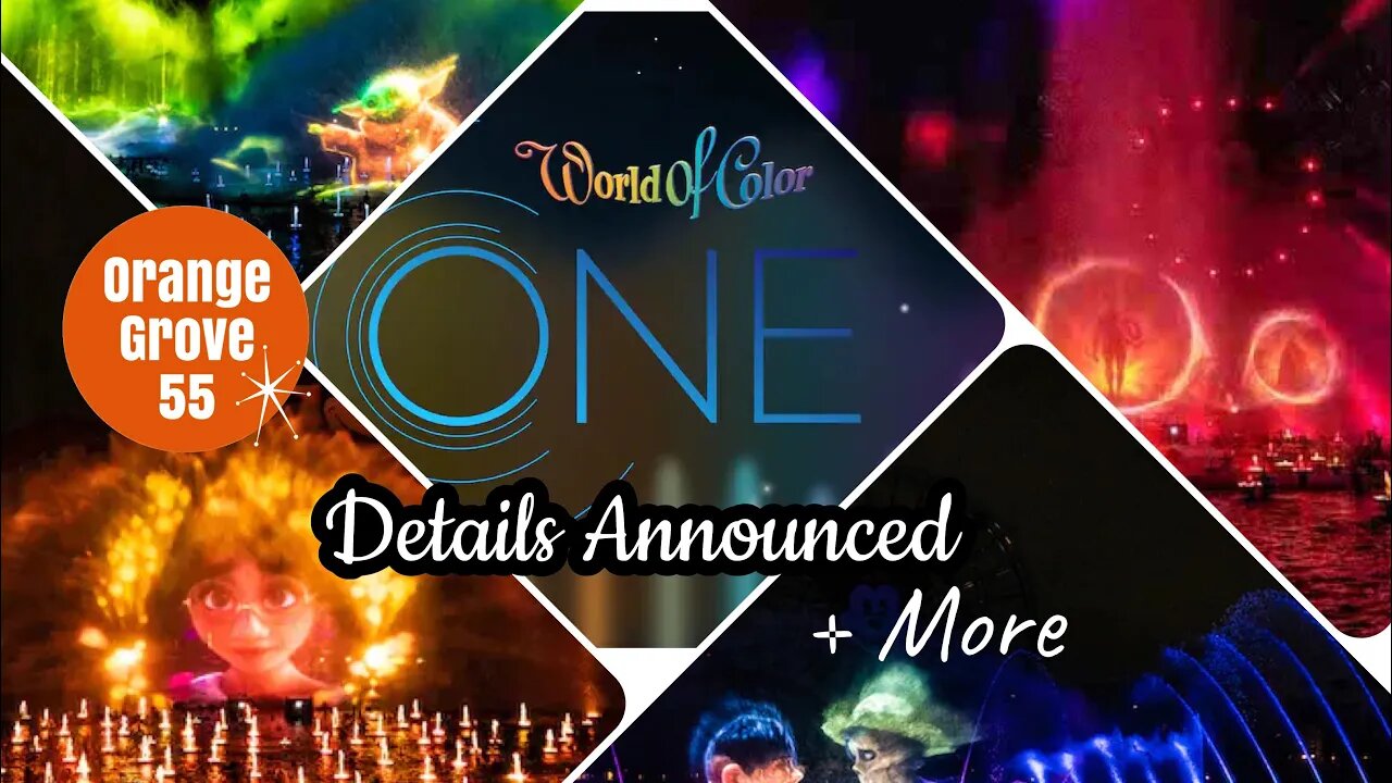 "World of Color ONE" Details Announced + MORE !!