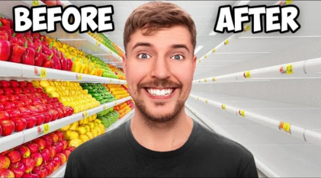 MrBeast Bought Everything in A Grocery Store!