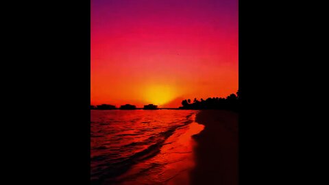 Maldive sunset