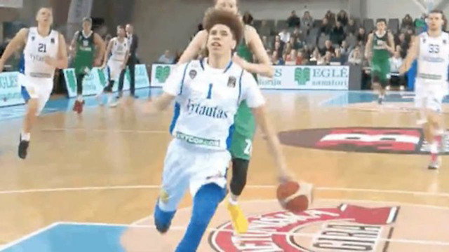 LaMelo Ball DOMINATES Grown Men in Lithuania Pro Debut with SICK No Look Pass