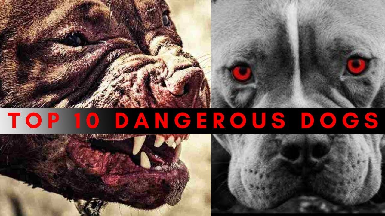 Top 10 Most Dangerous Dogs In The world!